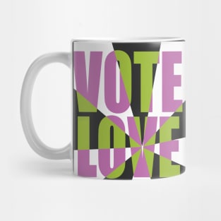 Vote Love 1 Mug